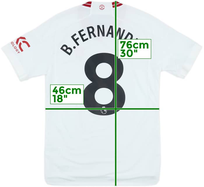 2023-24 Manchester United Third Shirt B.Fernandes #8 - 9/10 - (S)