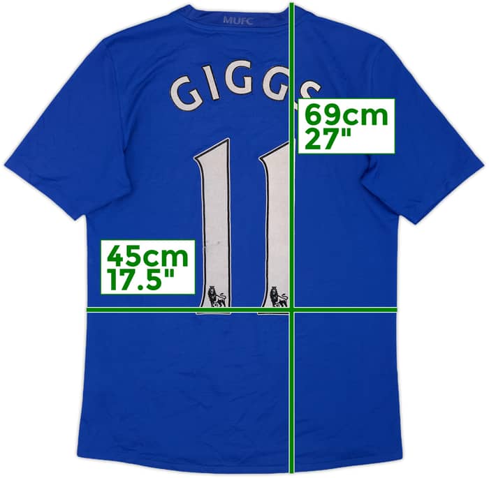 2008-09 Manchester United Third Shirt Giggs #11 - 6/10 - (XL.Boys)