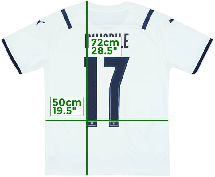 2020-21 Italy Away Shirt Immobile #17 - 8/10 - (S)