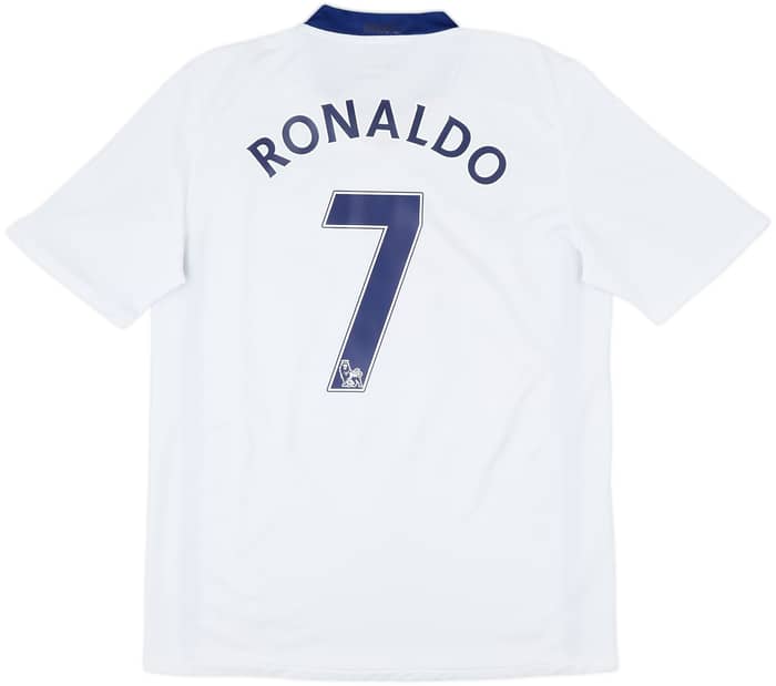 2008-10 Manchester United Camiseta Visitante Ronaldo #7 - 6/10 - (M)