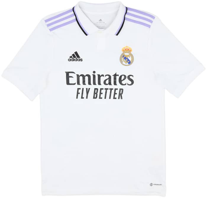 2022-23 Real Madrid Home Shirt Modric #10 - 8/10 - (XL.Boys)