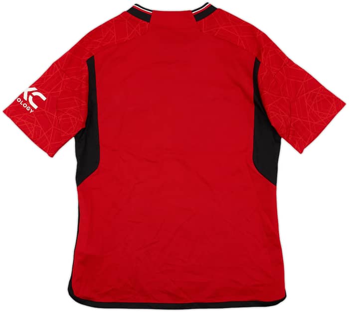 2023-24 Manchester United Home Shirt - 10/10 - (L.Boys)