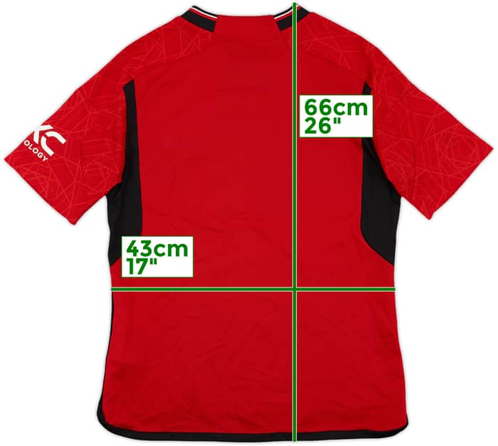 2023-24 Manchester United Home Shirt - 10/10 - (L.Boys)