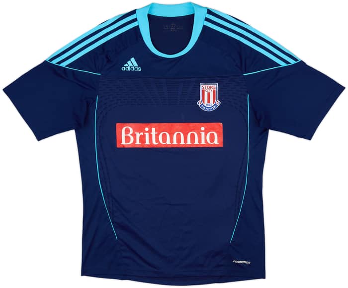 2010-12 Stoke City Away Shirt Delap #24 - 8/10 - (L)