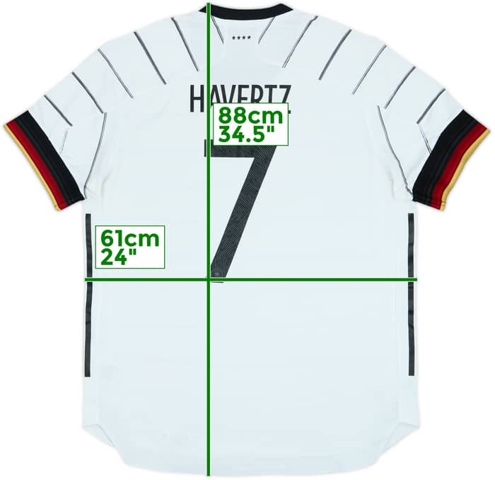 2020-21 Germany Authentic Home Shirt Havertz #7 - 7/10 - (XL)