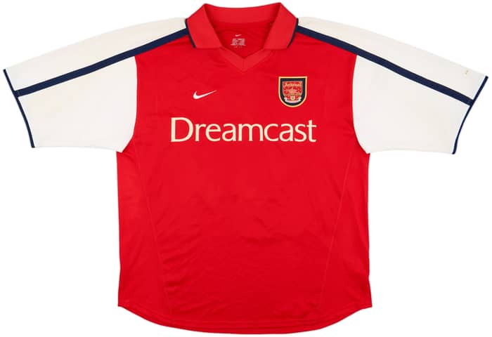 2000-02 Arsenal Home Shirt Bergkamp #10 - 6/10 - (L)