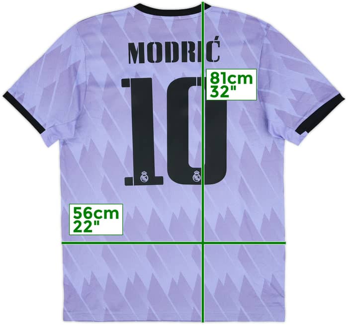 2022-23 Real Madrid Away Shirt Modric #10 - 8/10 - (L)