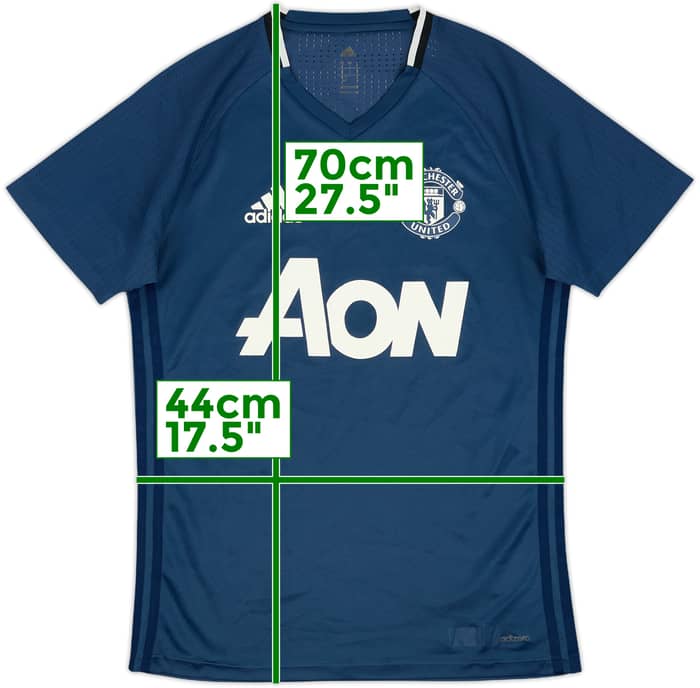 2016-17 Manchester United adizero Training Shirt - 8/10 - (S)