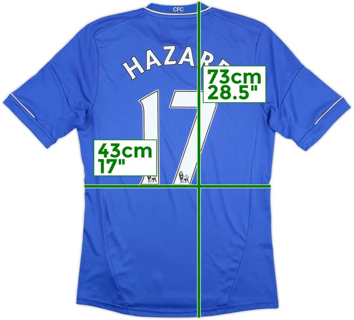 2012-13 Chelsea Camiseta de local Hazard #17 - 9/10 - (S)