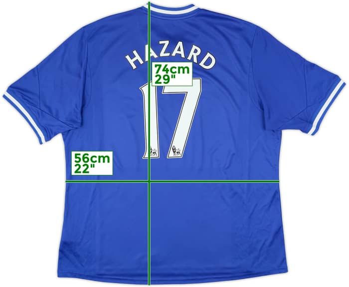 2013-14 Chelsea Home Shirt Hazard #17 - 8/10 - (XXL)