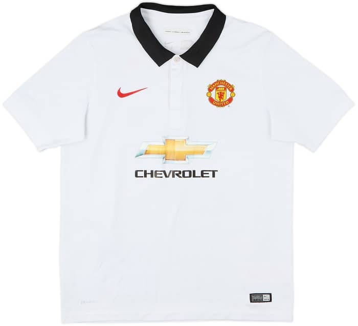 2014-15 Manchester United Away Shirt v.Persie #20 - 7/10 - (XL.Boys)