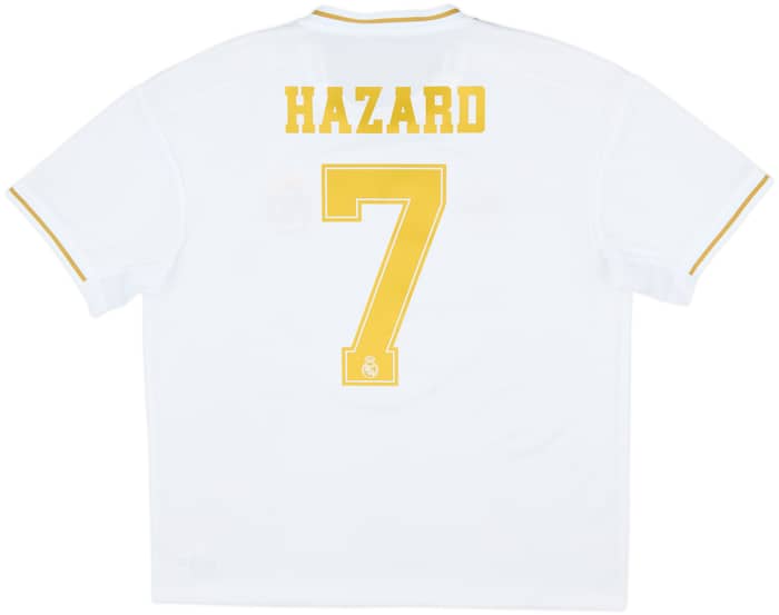 2019-20 Real Madrid Home Shirt Hazard #7 - 8/10 - (L)