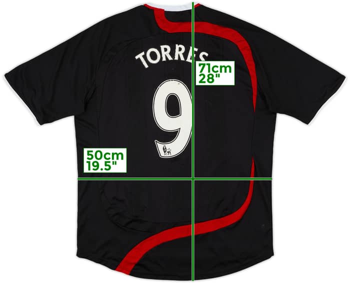 2007-08 Liverpool Third Shirt Torres #9 - 4/10 - (L)