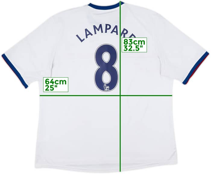 2013-14 Chelsea Away Shirt Lampard #8 - 6/10 - (XXL)
