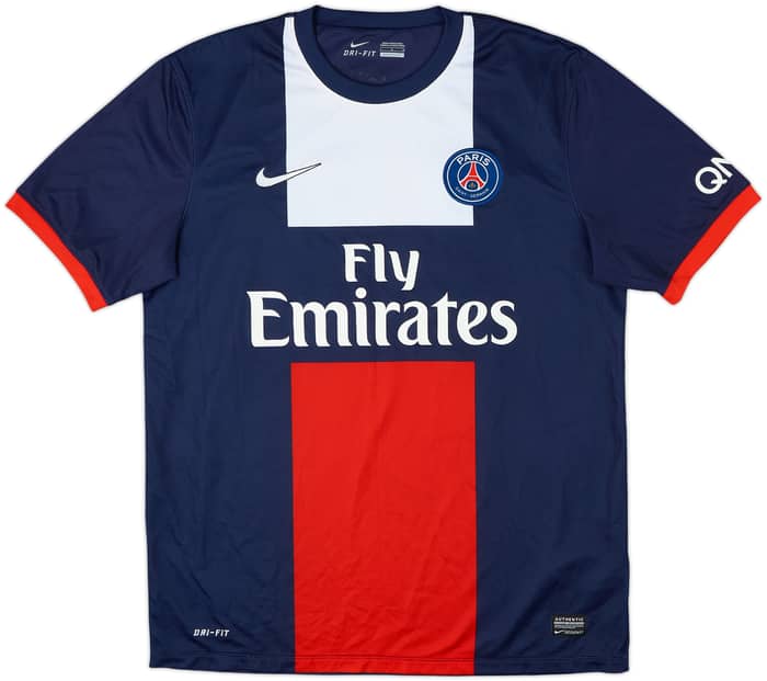 2013-14 Paris Saint-Germain Home Shirt Beckham #32 - 8/10 - (L)