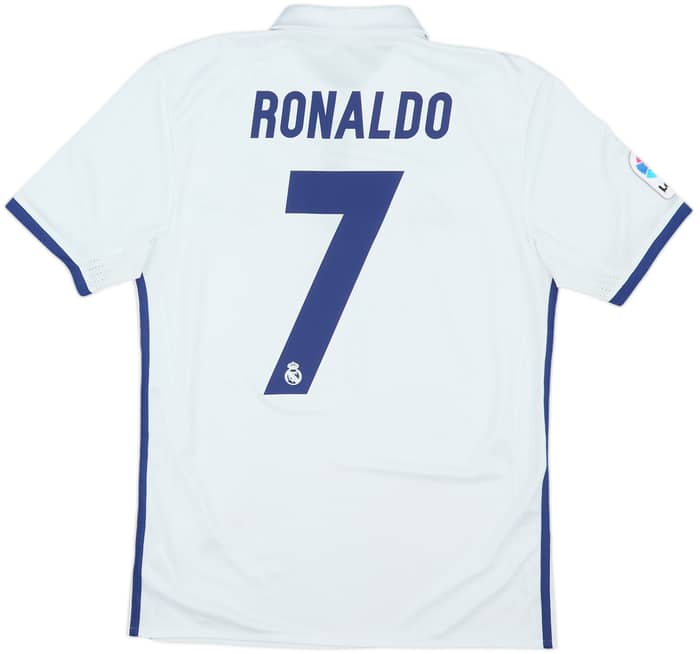 2016-17 Real Madrid Home Shirt Ronaldo #7 - 7/10 - (S)