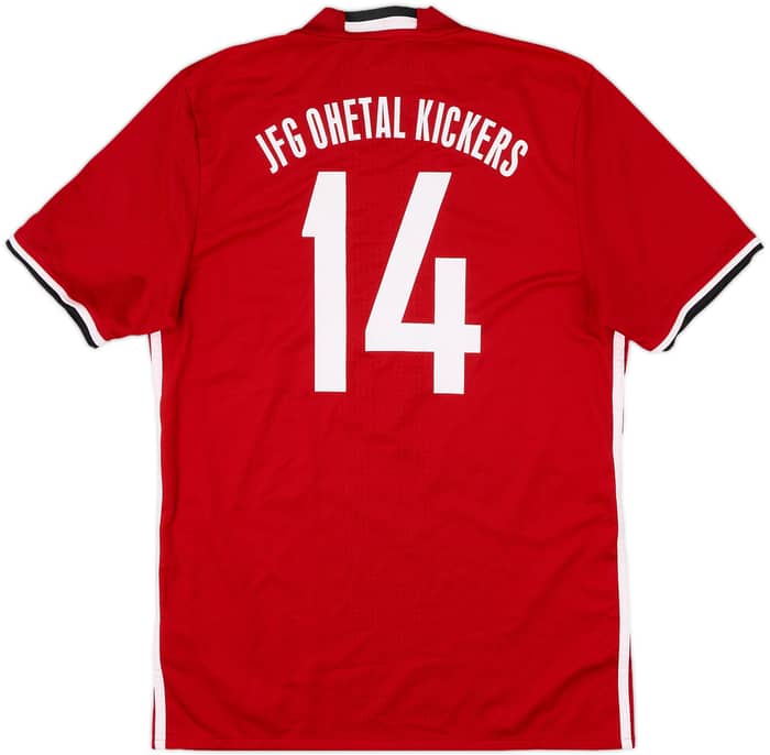 2017-18 Ohetal Kickers Home Shirt #14 - 8/10 - (L)