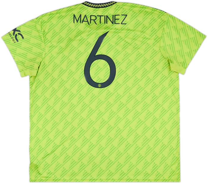 2022-23 Manchester United Third Shirt Martinez #6 - 8/10 - (3XL)