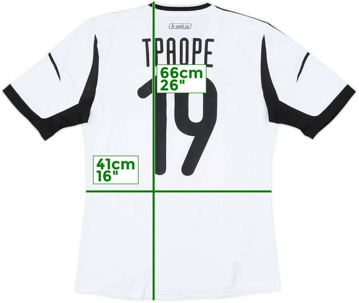 2012-13 Anzhi Makhachkala Third Shirt Traore #19 - 7/10 - (M)