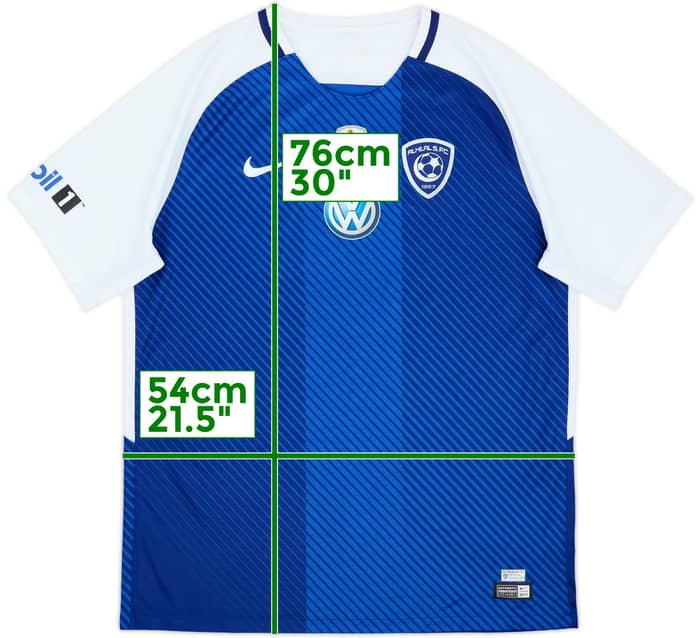 2017-18 Al Hilal Home Shirt - 8/10 - (L)