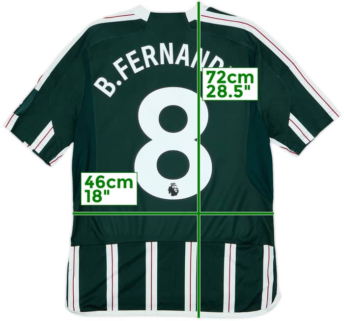 2023-24 Manchester United Away Shirt B.Fernandes #8 - 8/10 - (XL.Boys)