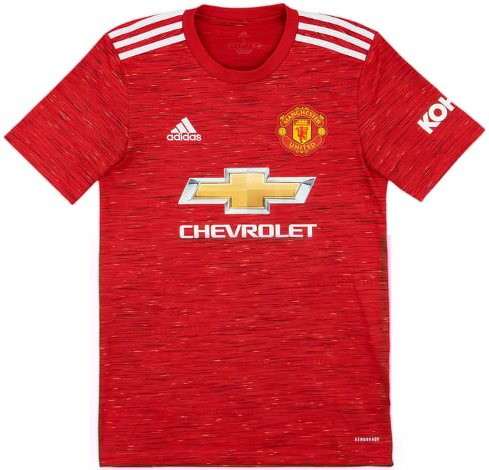 2020-21 Manchester United Home Shirt Pogba #6 - 7/10 - (S)