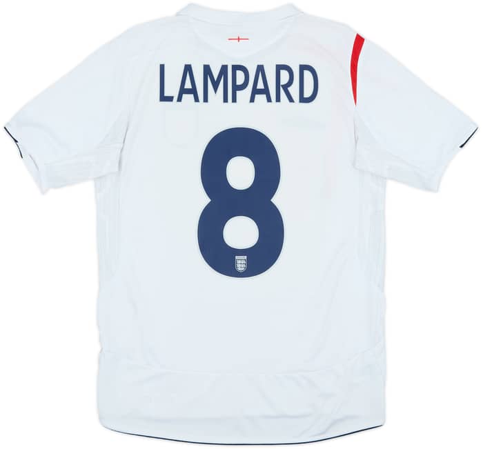 2005-07 England Home Shirt Lampard #8 - 6/10 - (S)