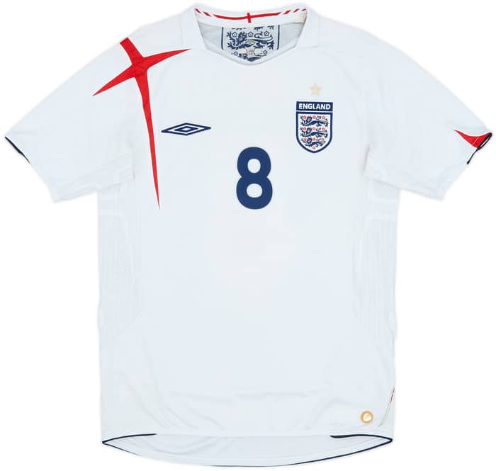2005-07 England Home Shirt Lampard #8 - 6/10 - (S)