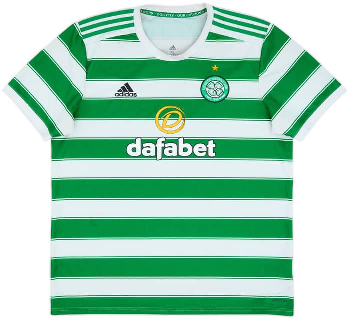 2021-22 Celtic Home Shirt - 8/10 - (XL)