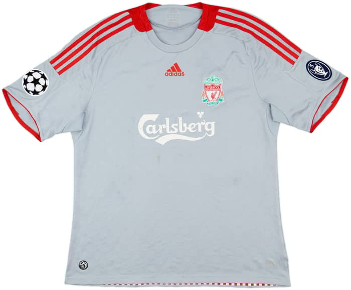 2008-09 Liverpool Away Shirt Gerrard #8 - 6/10 - (XL)