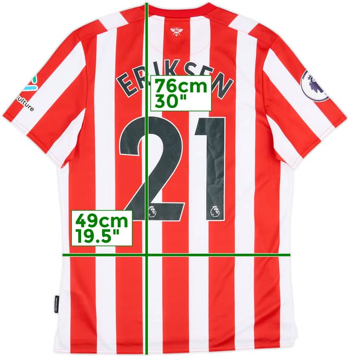 Camiseta de local del Brentford 2021-23 Eriksen #21 - 9/10 - (L)