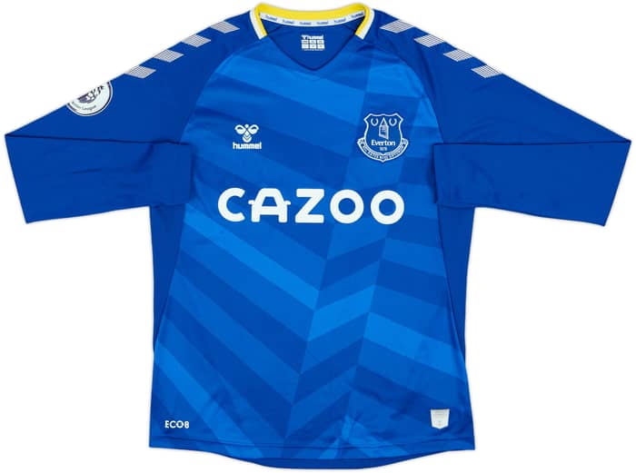 2021-22 Everton Home L/S Shirt Richarlison #7 - 9/10 - (L)