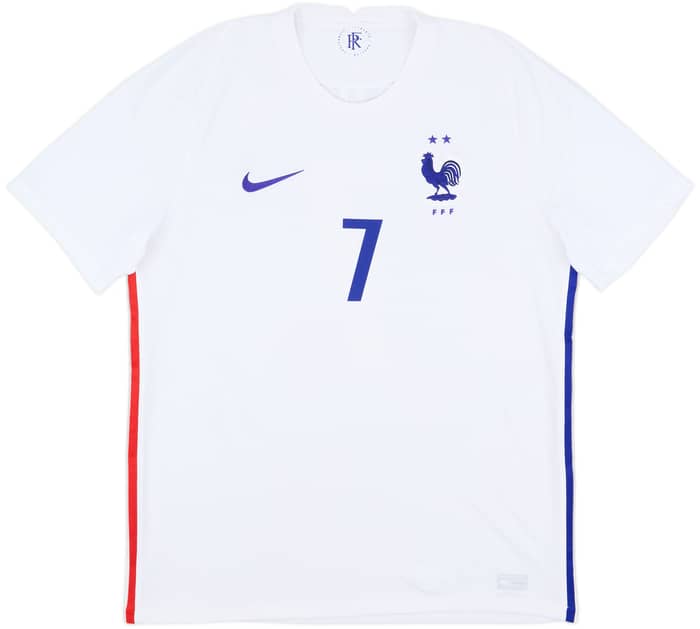 2020-21 France Away Shirt Griezmann #7 - 9/10 - (L)
