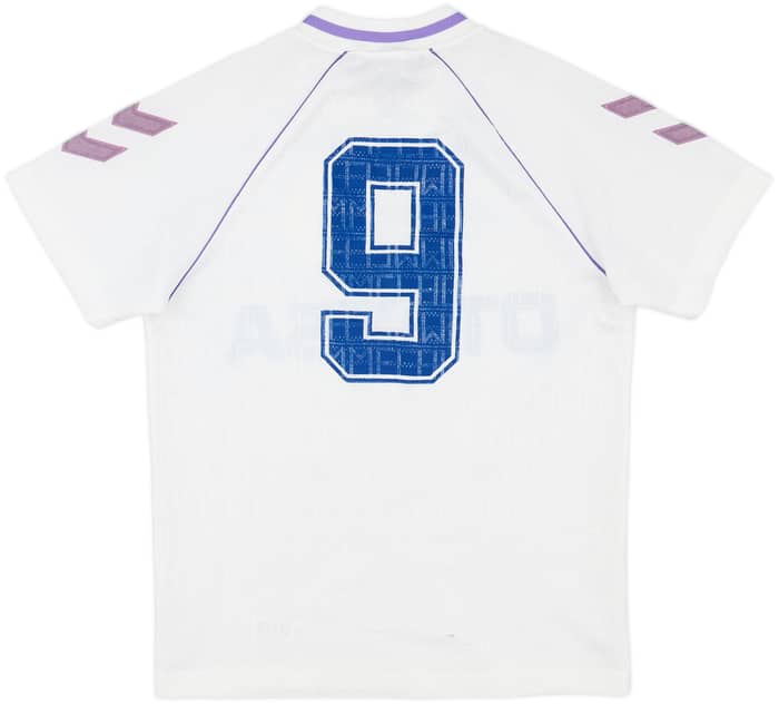 1990-91 Real Madrid Home Shirt #9 - 7/10 - (S)