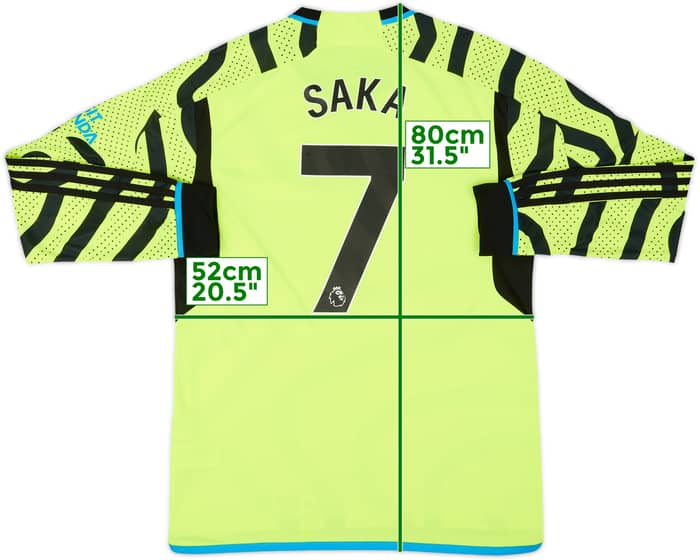 2023-24 Arsenal Away L/S Shirt Saka #7 (L)