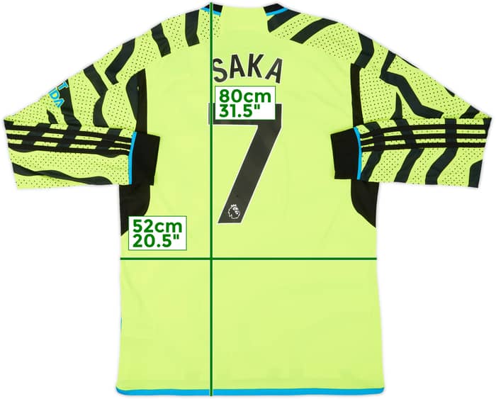 2023-24 Arsenal Away L/S Shirt Saka #7 (L)