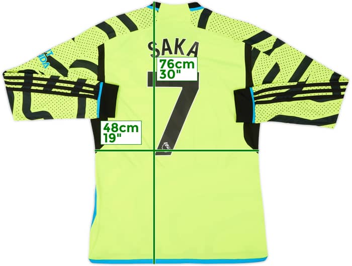 2023-24 Arsenal Away L/S Shirt Saka #7 (M)