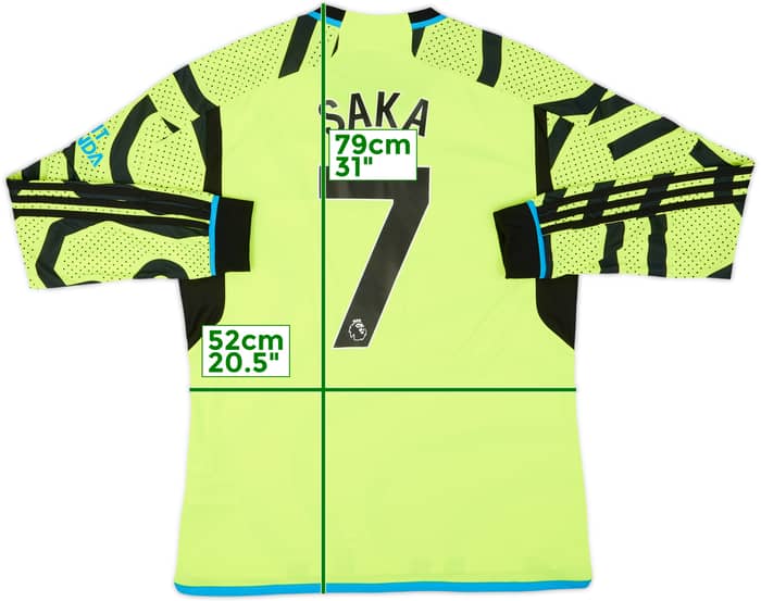 2023-24 Arsenal Away L/S Shirt Saka #7 (L)