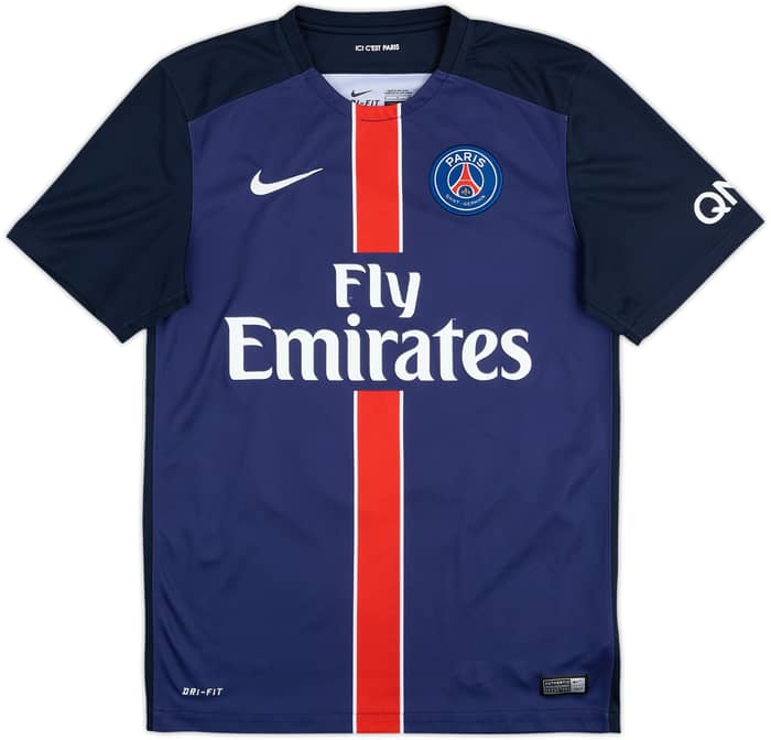 2015-16 Paris Saint-Germain Home Shirt DiMaria #11 - 5/10 - (S)