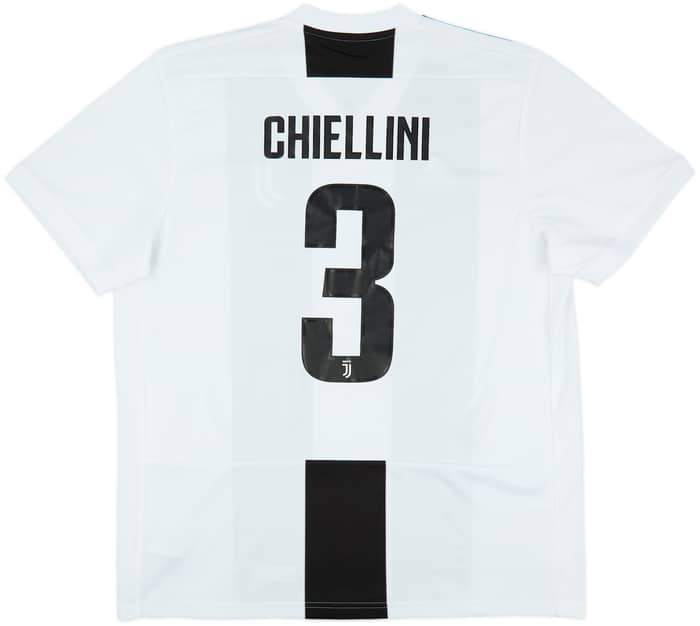 2018-19 Juventus Home Shirt Chiellini #3 - 8/10 - (XL)