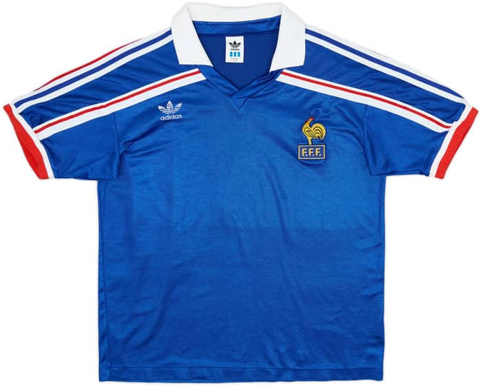 1996 France 1985-90 Retro Home Shirt - 4/10 - (M/L)