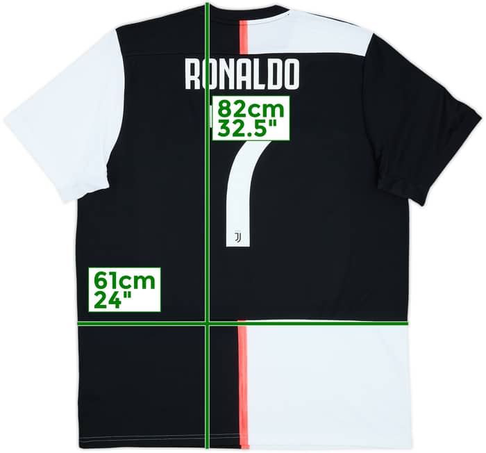 2019-20 Juventus Home Shirt Ronaldo #7 - 9/10 - (XL)