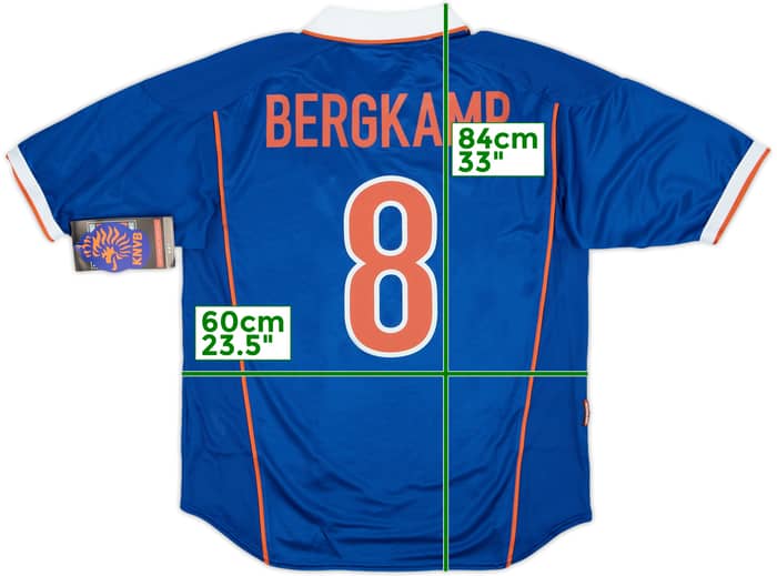 1998-00 Netherlands Away Shirt Bergkamp #8 (L)