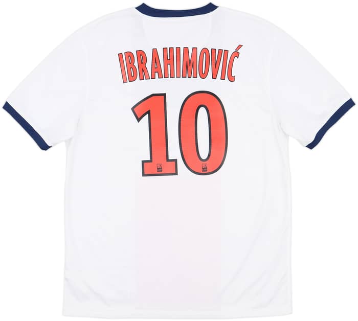 2013-14 Paris Saint-Germain Away Shirt Ibrahimovic #10 - 8/10 - (L)