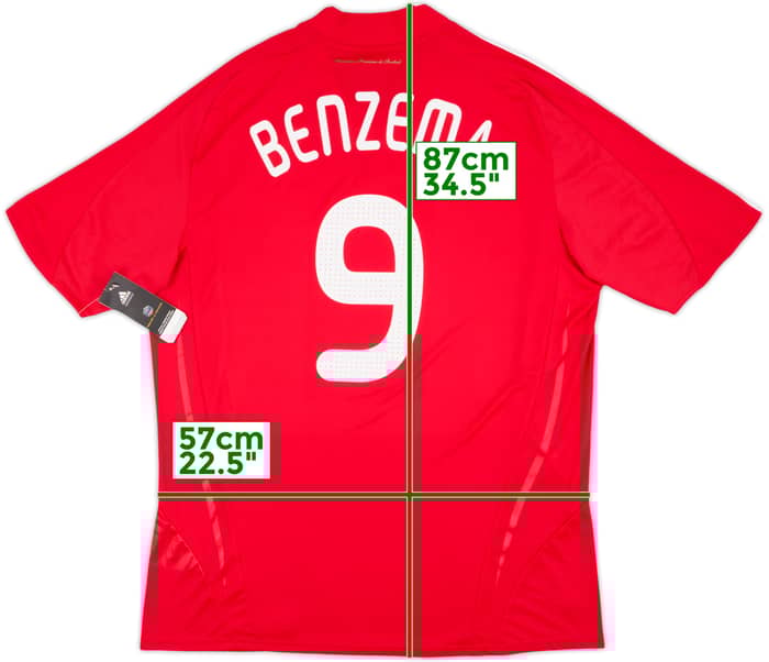 2007-08 France Away Shirt Benzema #9 (XL)