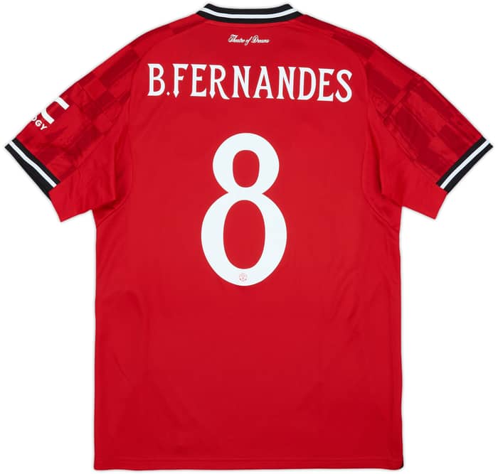 2025-26 Manchester United Home Shirt B. Fernandes #8 (M)