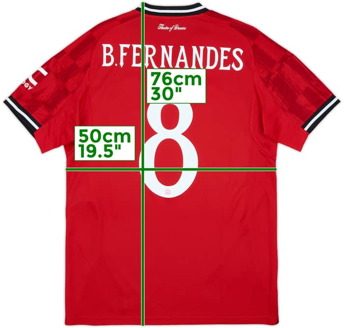 2025-26 Manchester United Home Shirt B. Fernandes #8 (M)