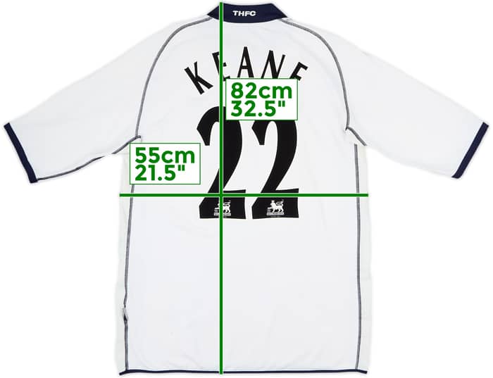 2002-04 Tottenham Home Shirt Keane #22 - 8/10 - (XXL)