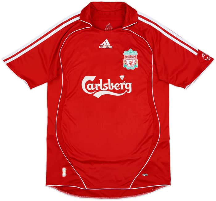 2006-08 Liverpool Home Shirt Gerrard #8 - 6/10 - (M)