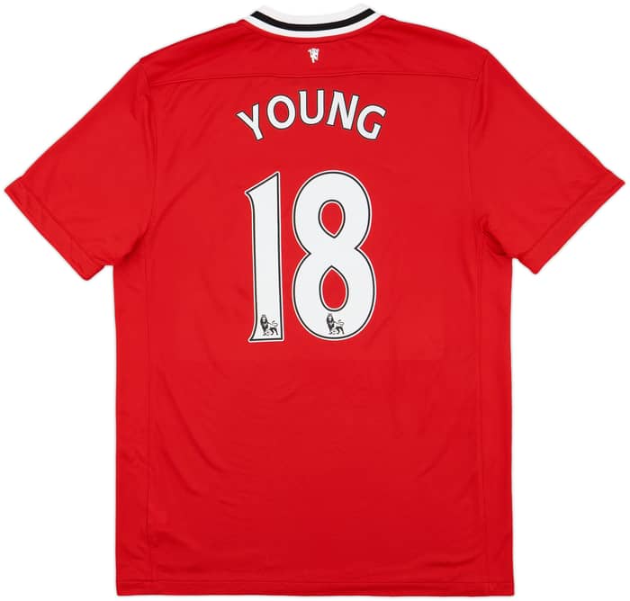 2011-12 Manchester United Home Shirt Young #18 - 7/10 - (L)